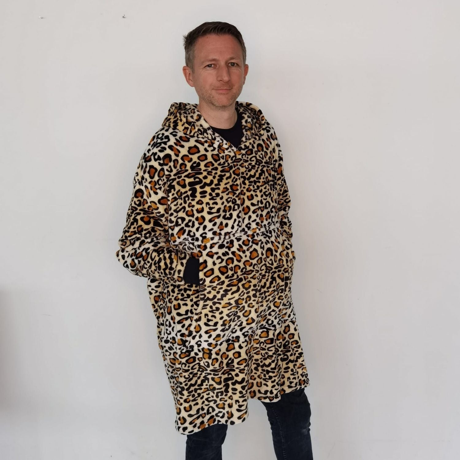 The Home Collection Printed Cosy Robe - Mink 3 Shaws Department Stores