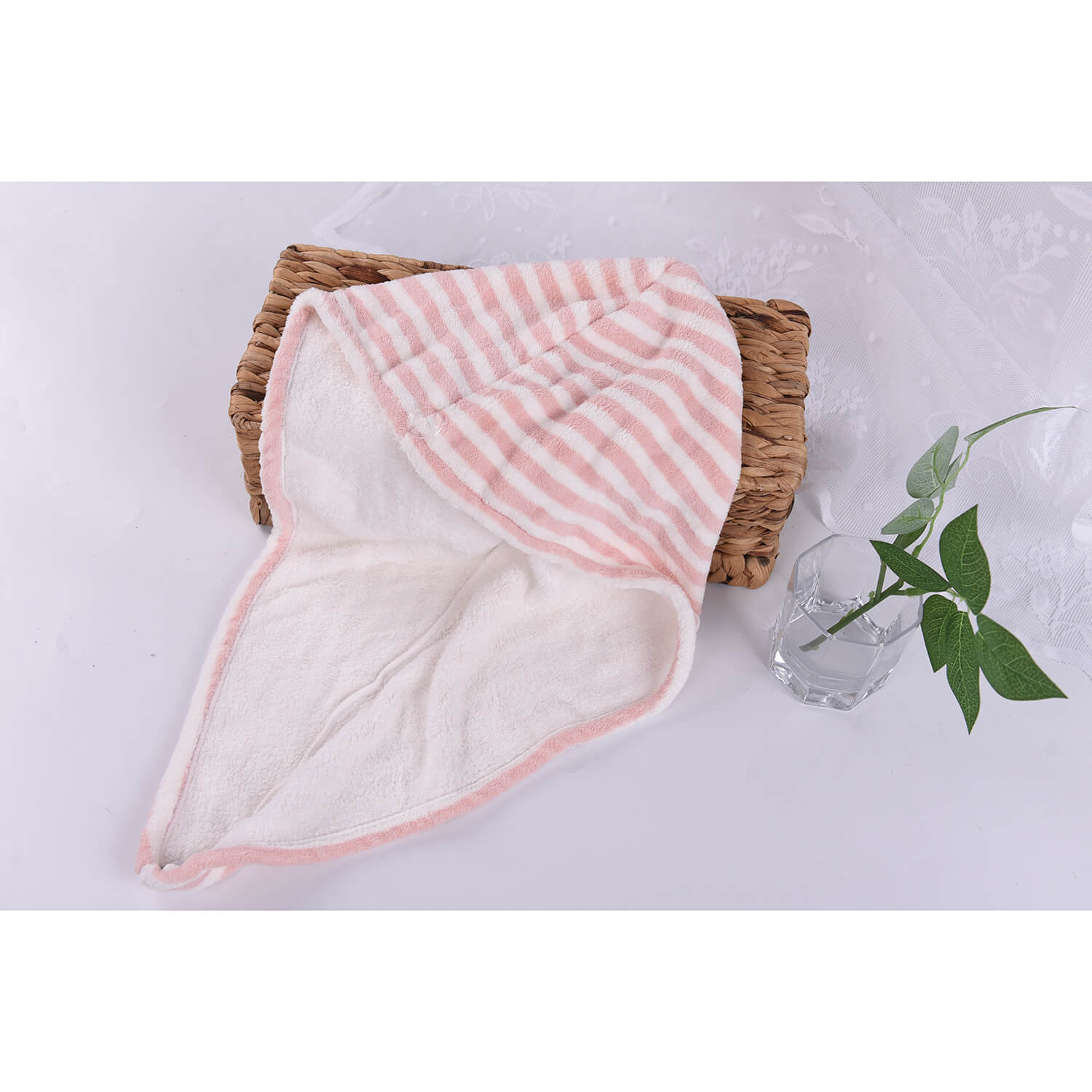 The Home Bathroom Supersoft Hair Turban - Pink 1 Shaws Department Stores