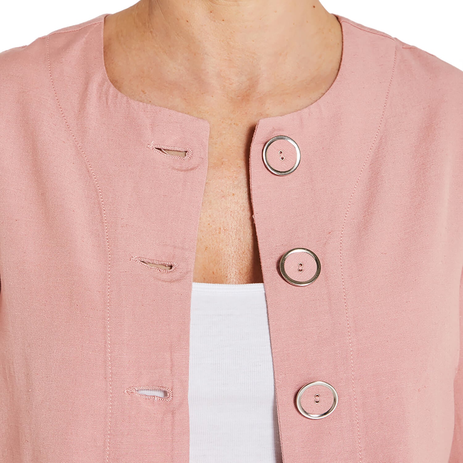 Penny Plain Crop Jacket - Dusk 2 Shaws Department Stores