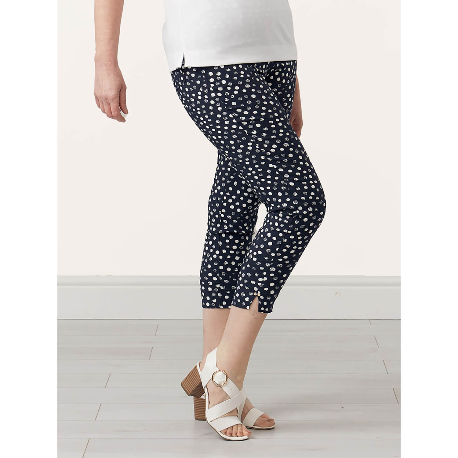 Tigiwear Dotted Cropped Trousers 1 Shaws Department Stores