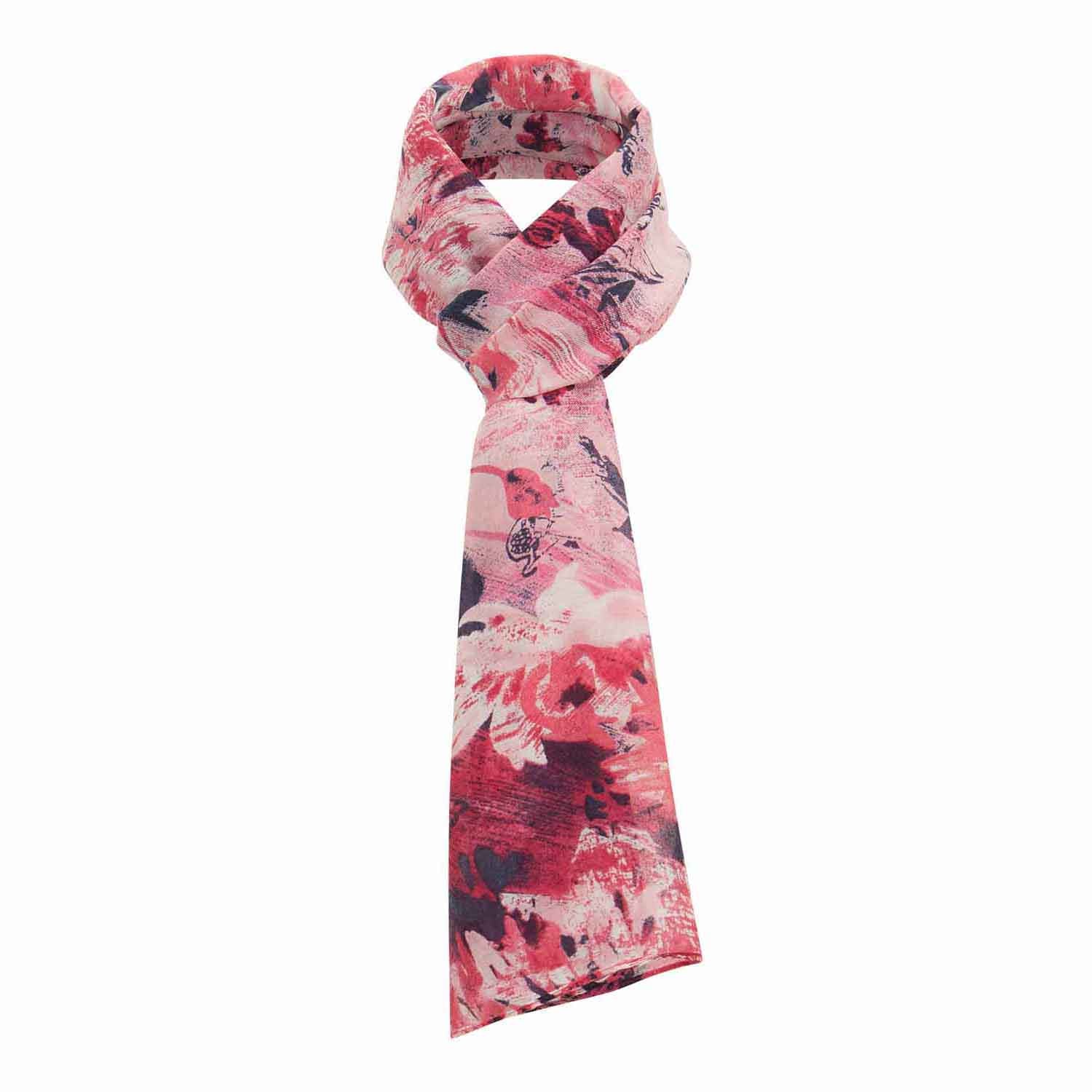 Tigiwear Flora Abstract Print Scarf 2 Shaws Department Stores