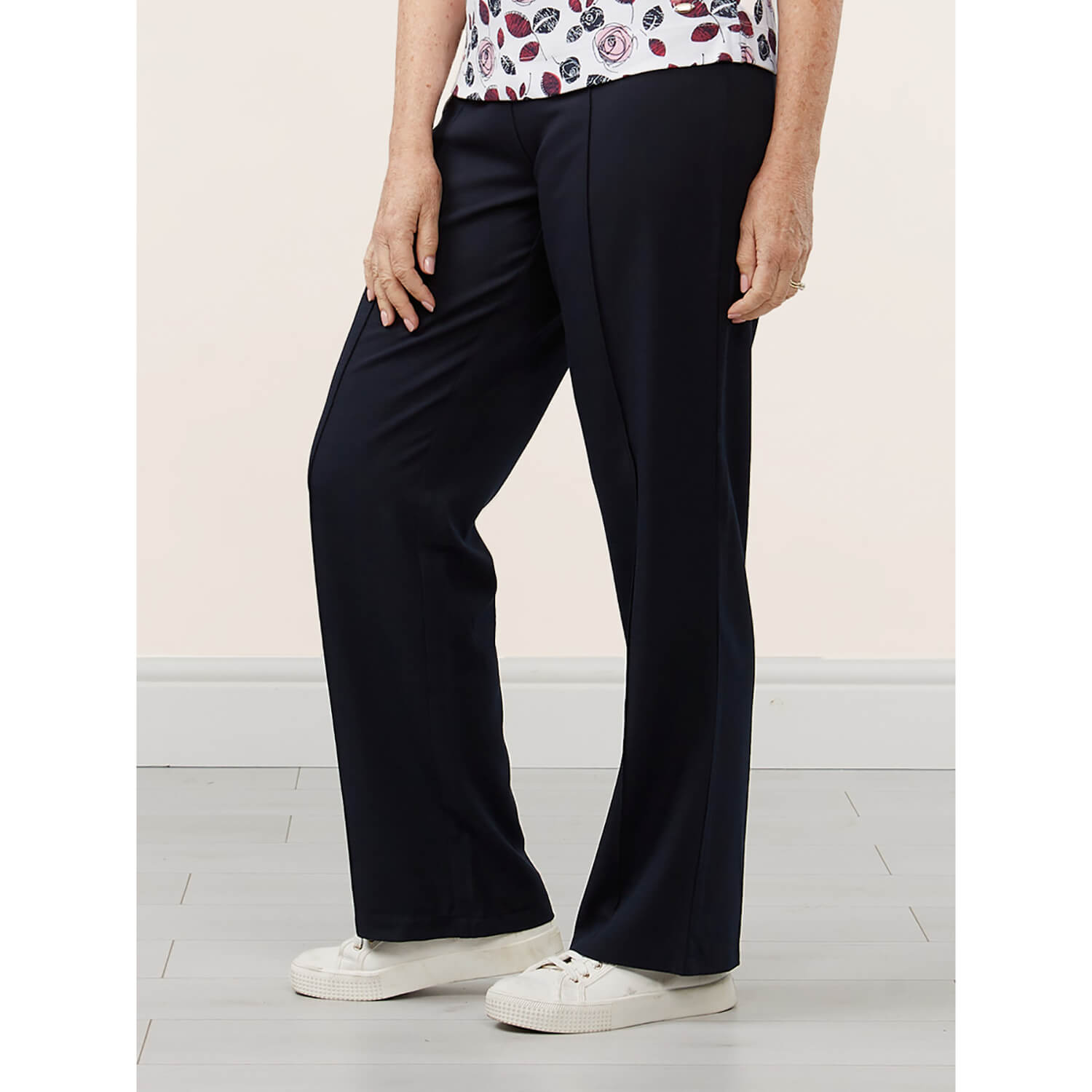 Tigiwear Jersey Light Weight Trousers - Navy 1 Shaws Department Stores