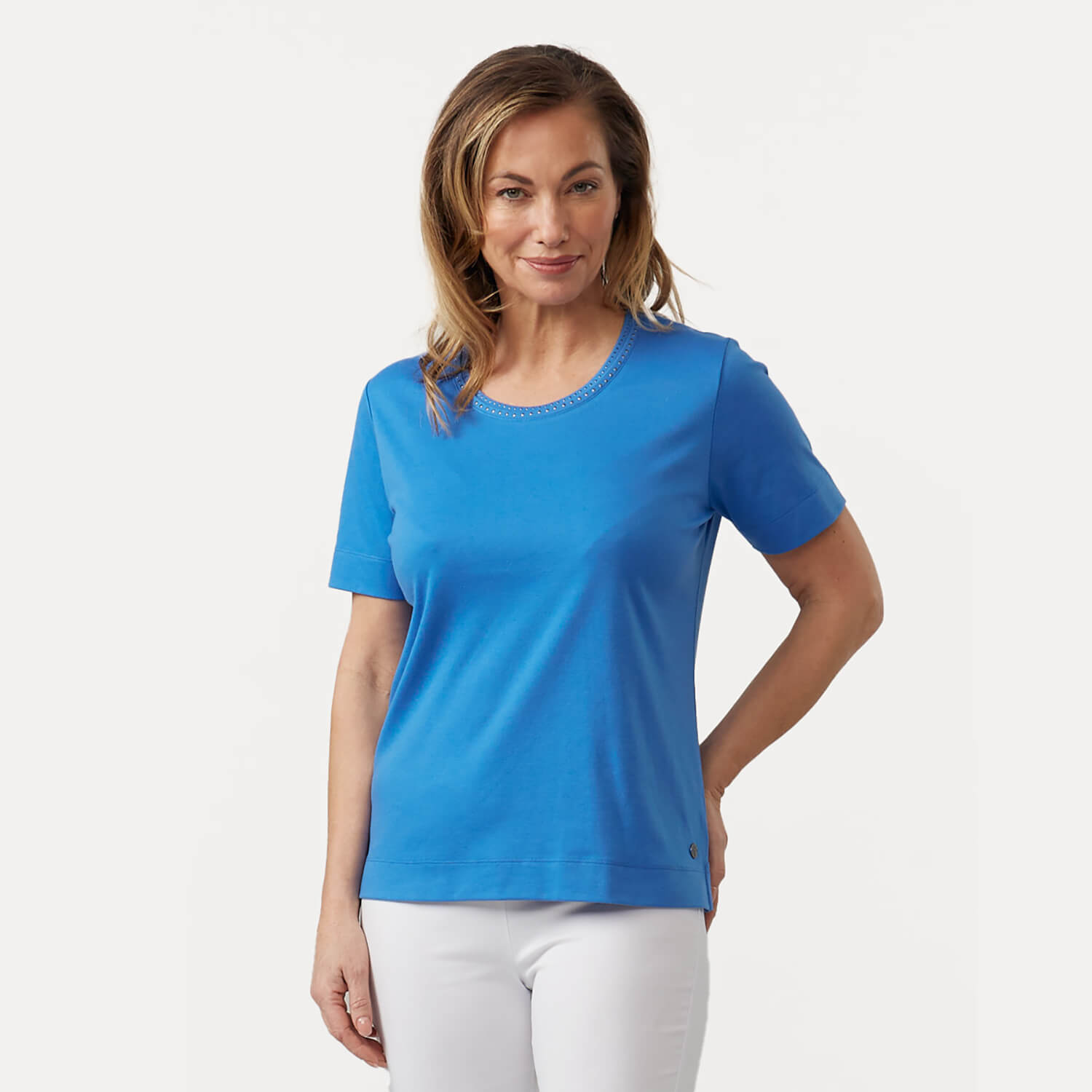 Penny Plain Nail Head Top - Pacific 1 Shaws Department Stores