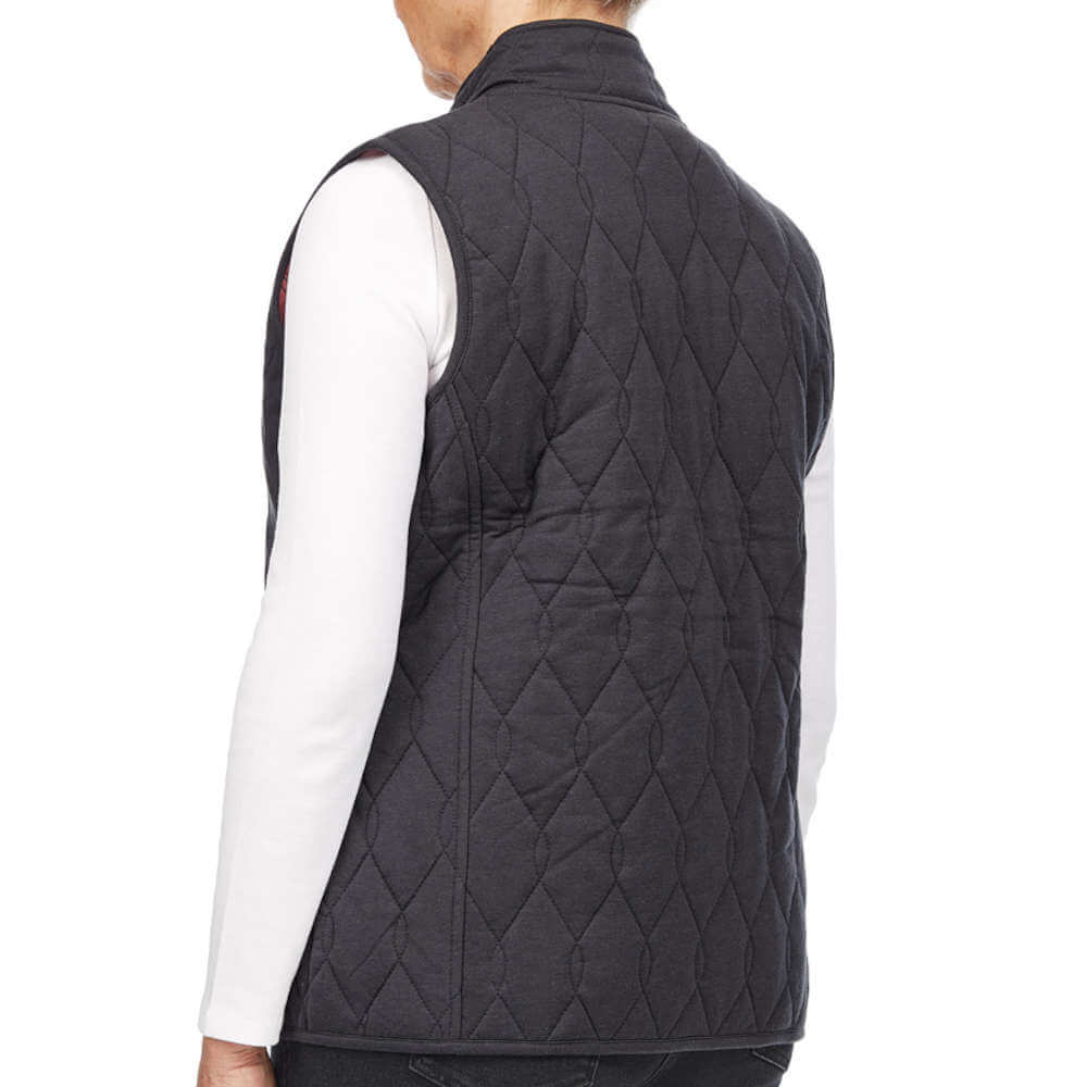 Tigiwear Quilted Gilet - Charcoal 3 Shaws Department Stores