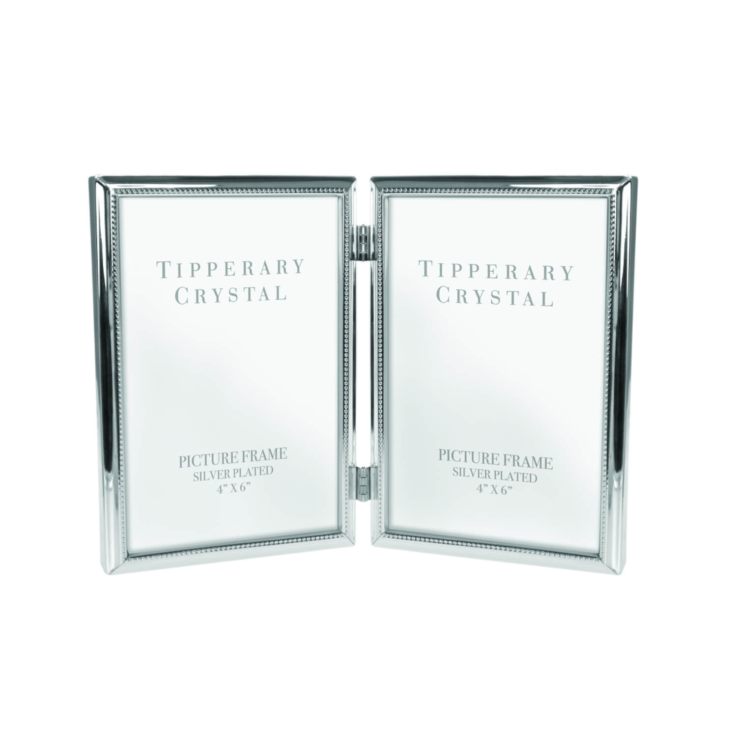 Tipperary Crystal Silver Plated Photo Frame 4&quot; x 6&quot; 1 Shaws Department Stores