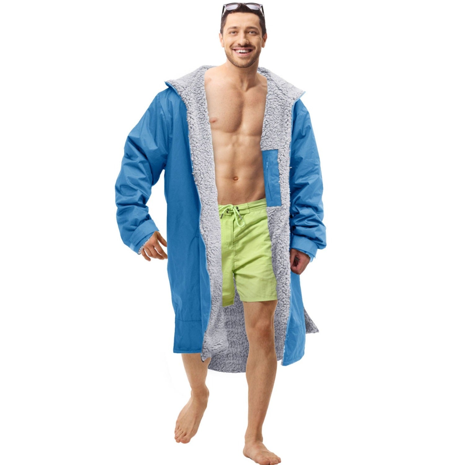 The Home Collection Dry Changing Robe - Turquoise 1 Shaws Department Stores