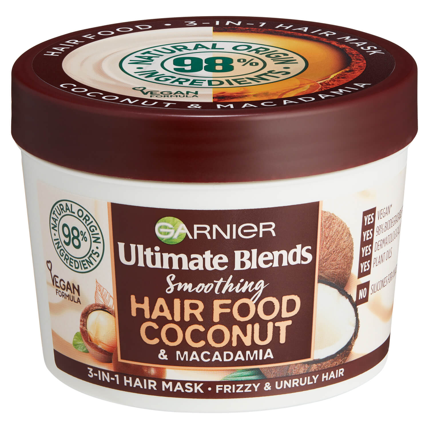 Garnier Ultimate Blends Hair Food Coconut Oil 3-in-1 Treatment - 390ml 1 Shaws Department Stores