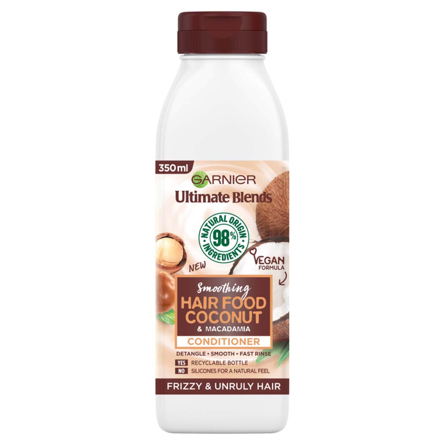 Garnier Ultimate Blends Smoothing Hair Food Coconut Conditioner - 350ml 1 Shaws Department Stores