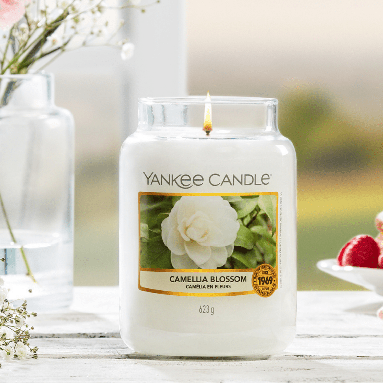 Yankee Candle Large Jar - Camellia Blossom 1 Shaws Department Stores