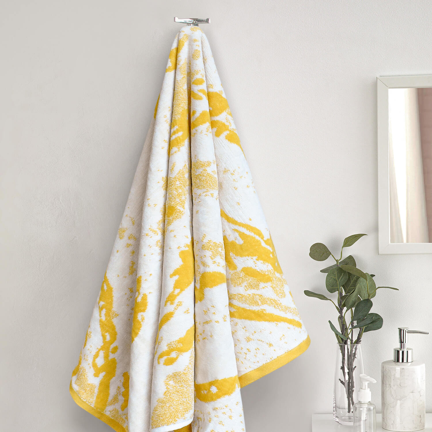 Velosso Marble Hand Towel - Gold 1 Shaws Department Stores