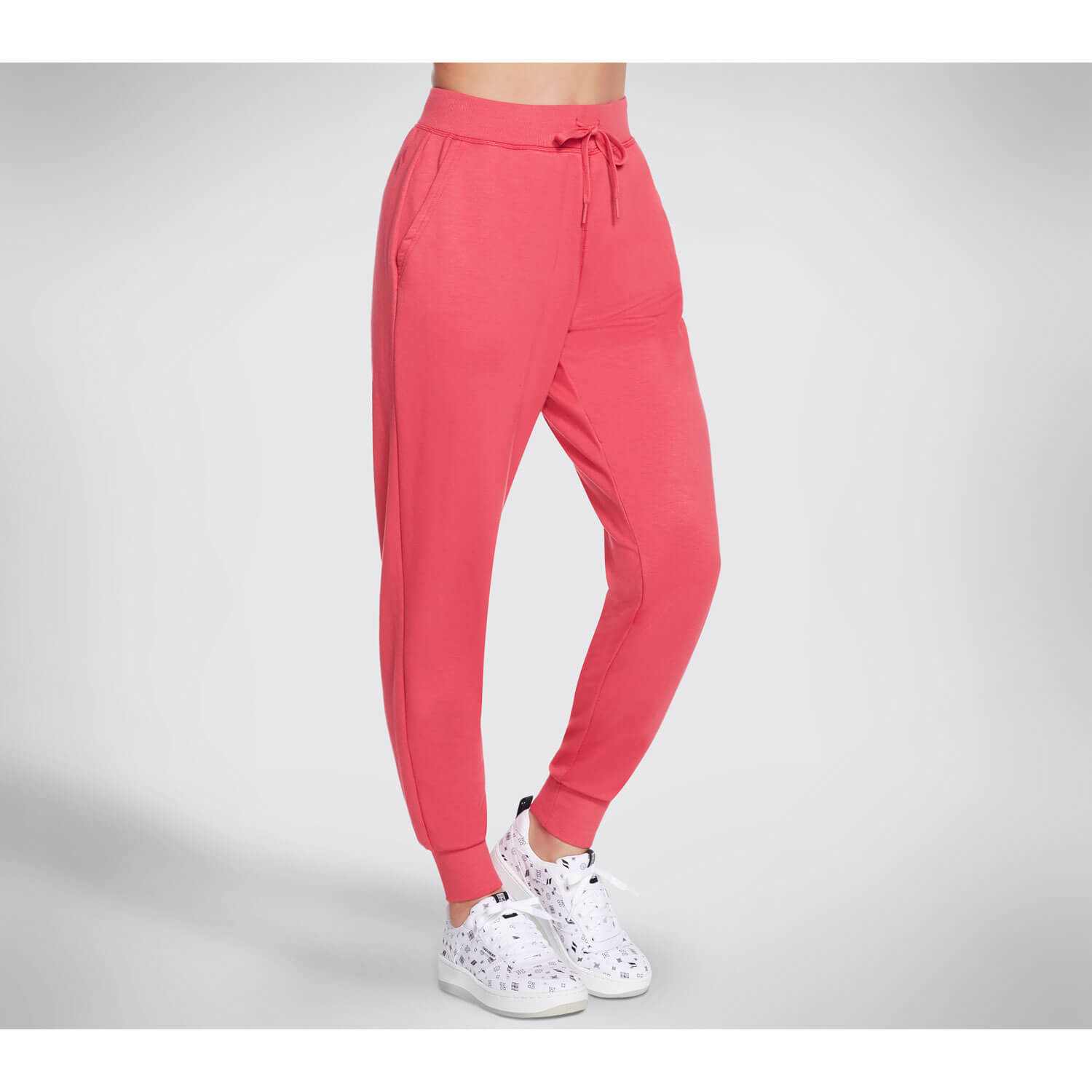 Skechers Apparel Skechluxe Restful Jogger Pant - Wine 3 Shaws Department Stores