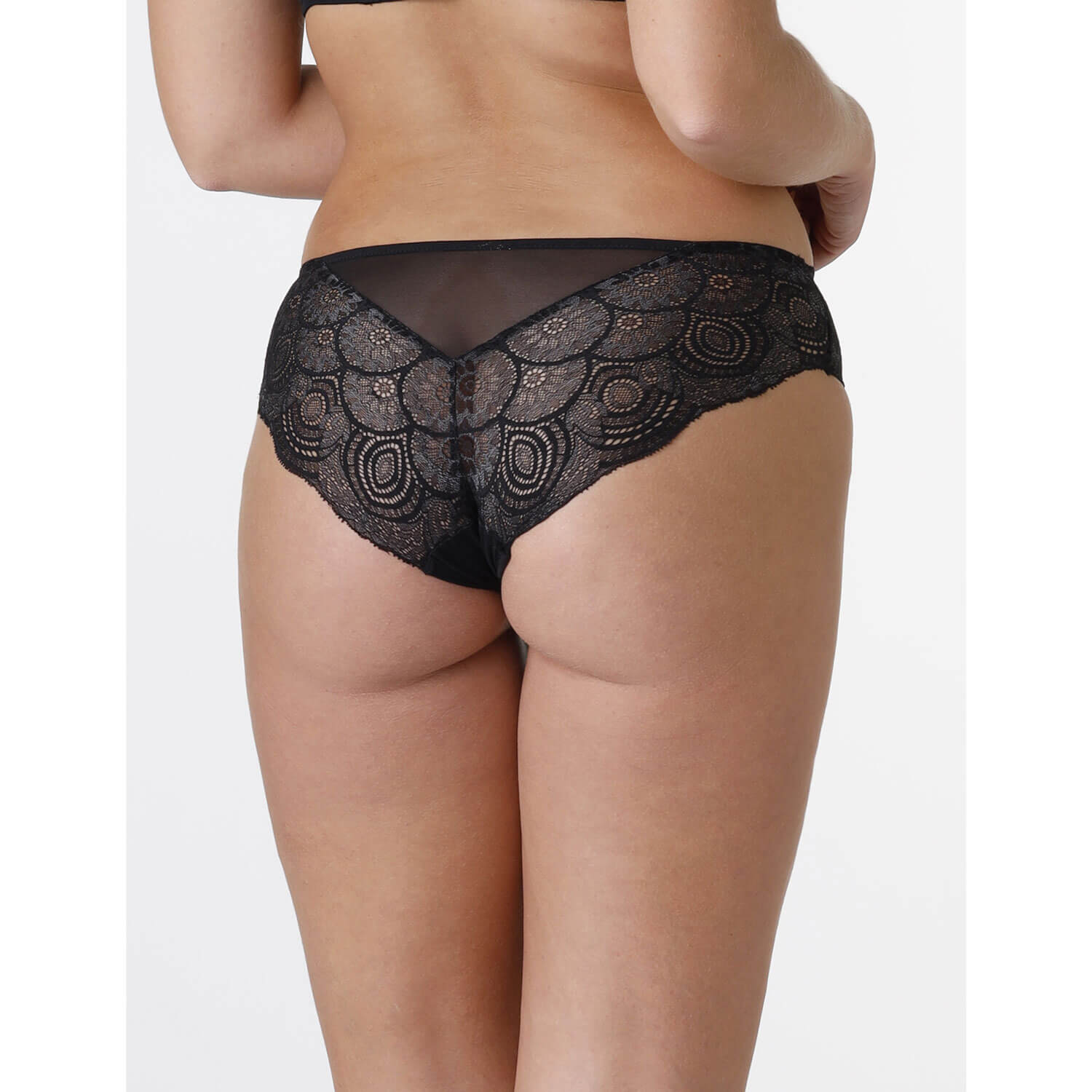 Wonderbra Refined Glamour Lace Shorty - Black 2 Shaws Department Stores