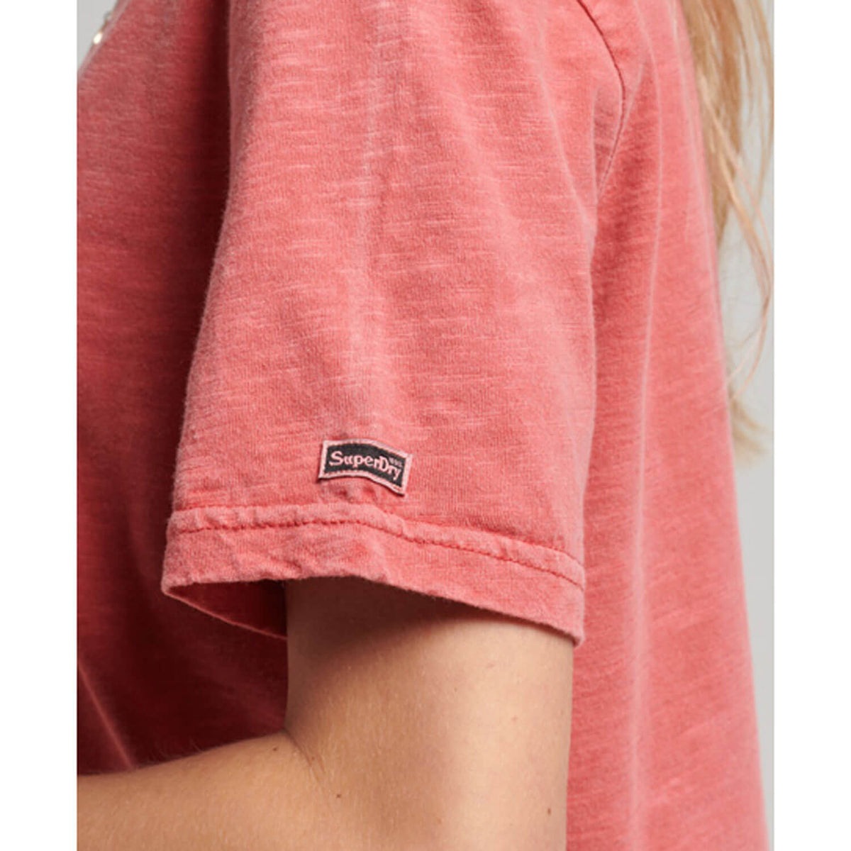Embellished Graphic Logo T-Shirt - Rose Dust