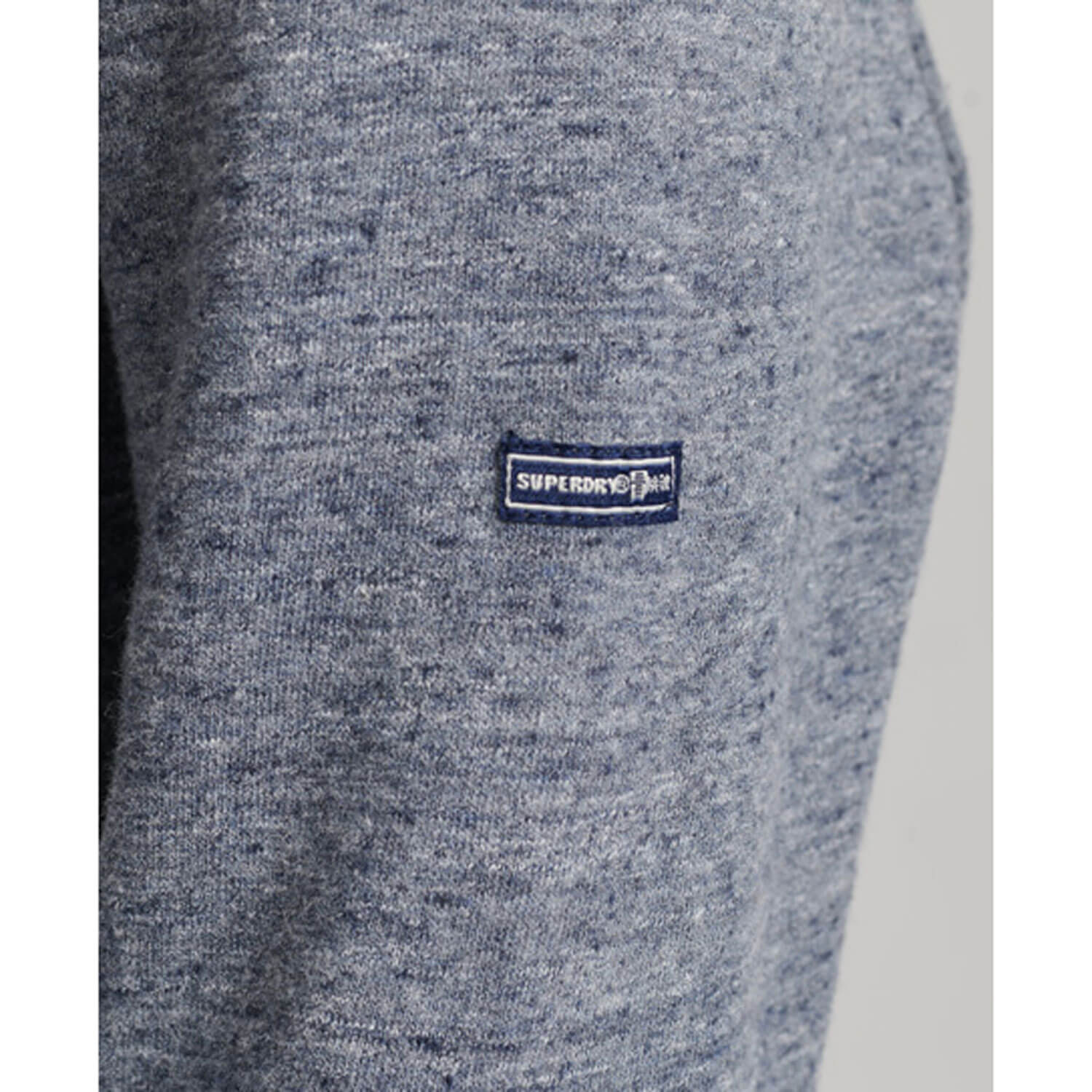 Superdry Embossed Graphic Logo Hoodie - Blue 5 Shaws Department Stores