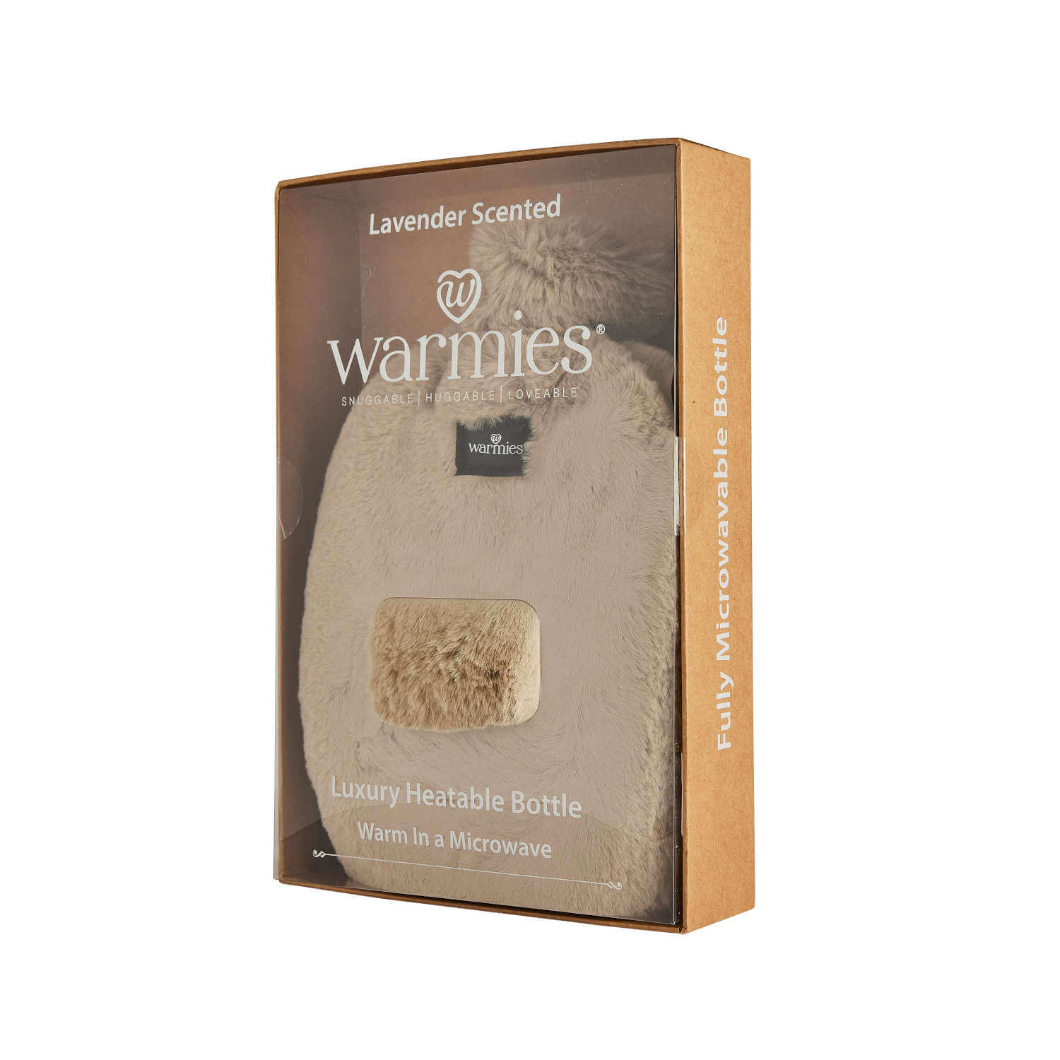 Warmies Luxury Microwavable Bottle - Latte 1 Shaws Department Stores