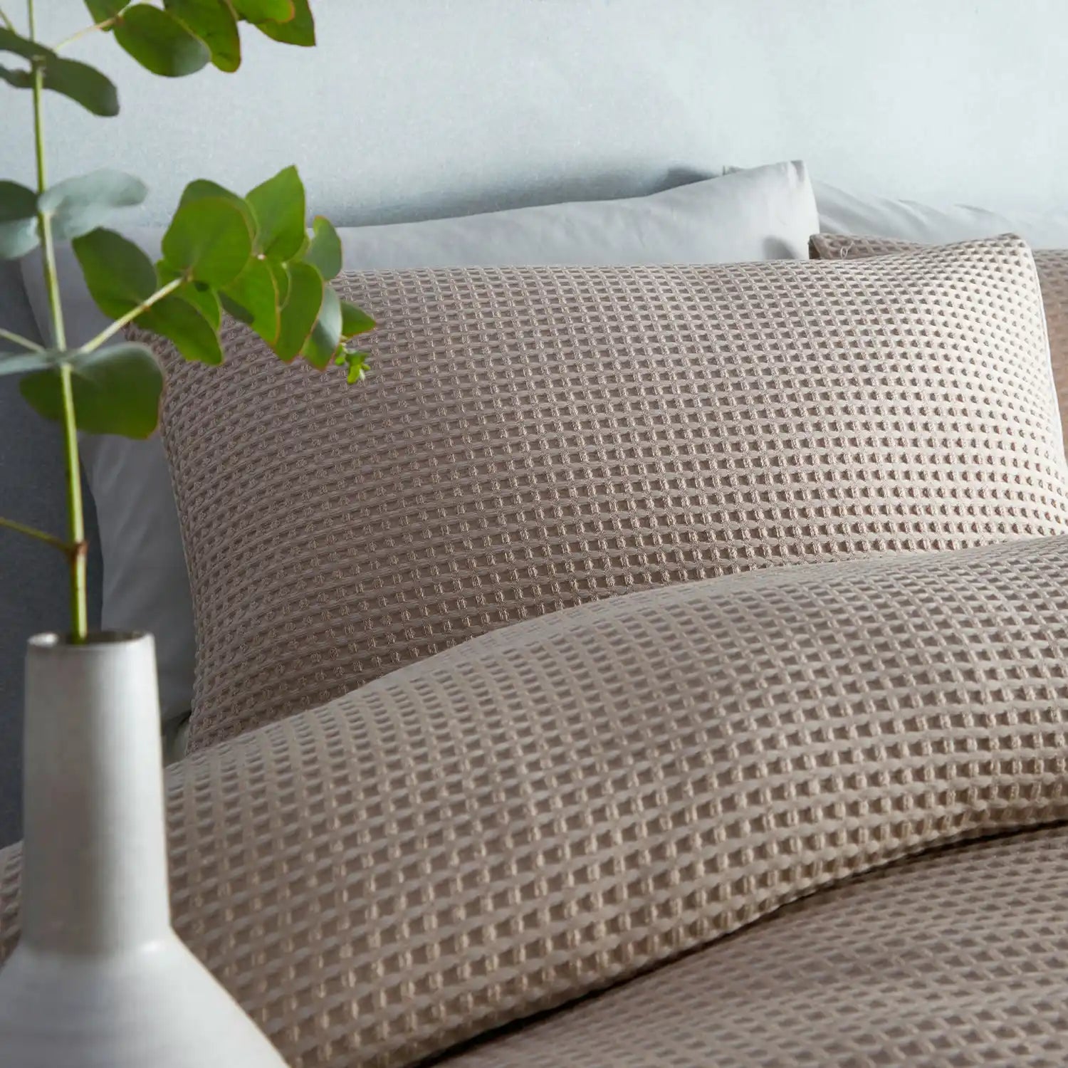  The Home Luxury Collection Textured Waffle Duvet Cover Set 3 Shaws Department Stores