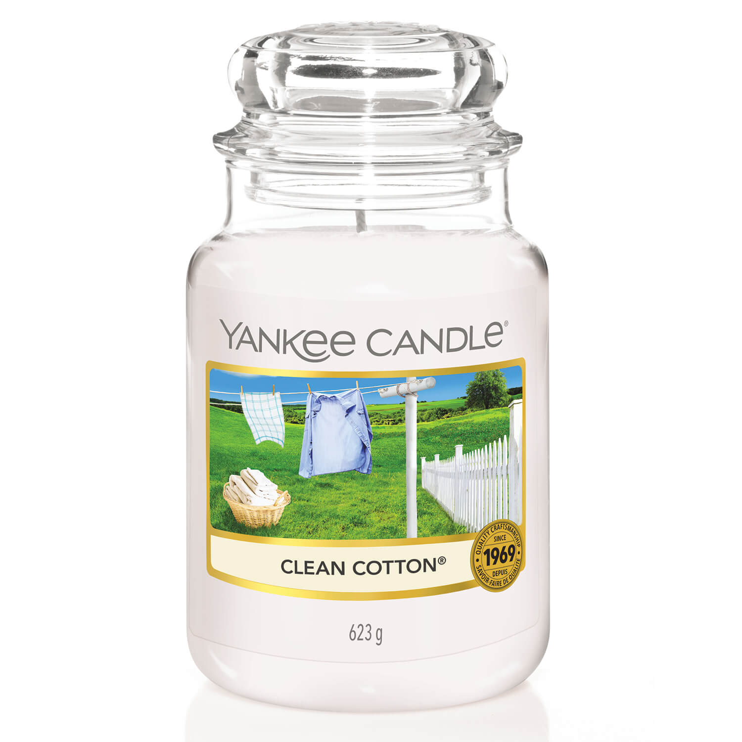 Yankee Candle Large Jar - Clean Cotton 1 Shaws Department Stores