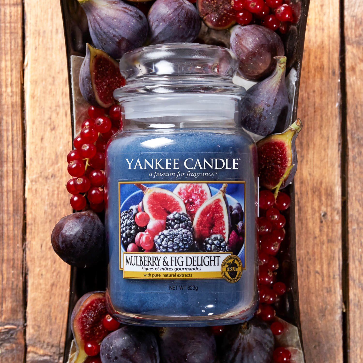 Yankee Candle Large Jar - Mulberry &amp; Fig 1 Shaws Department Stores