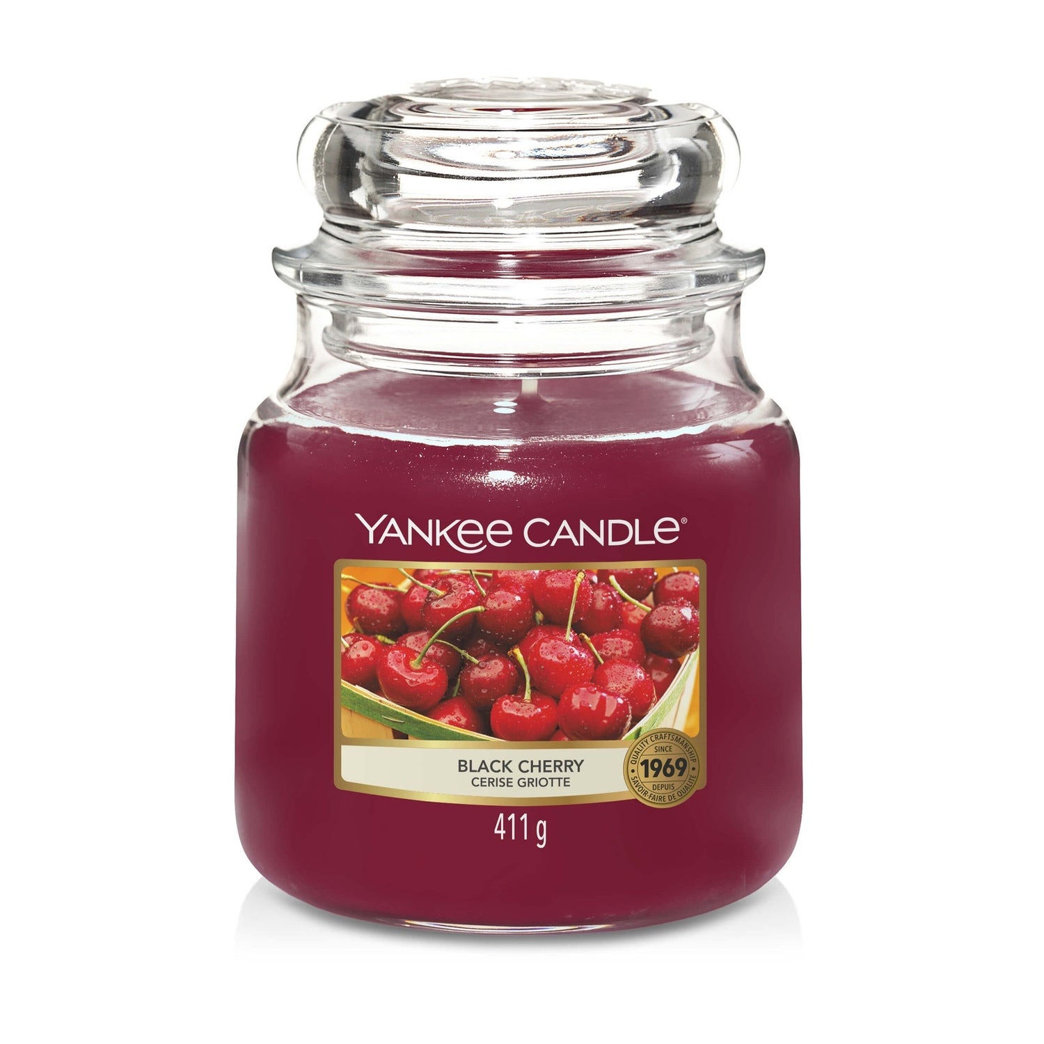 Yankee Candle Medium Jar - Black Cherry 1 Shaws Department Stores
