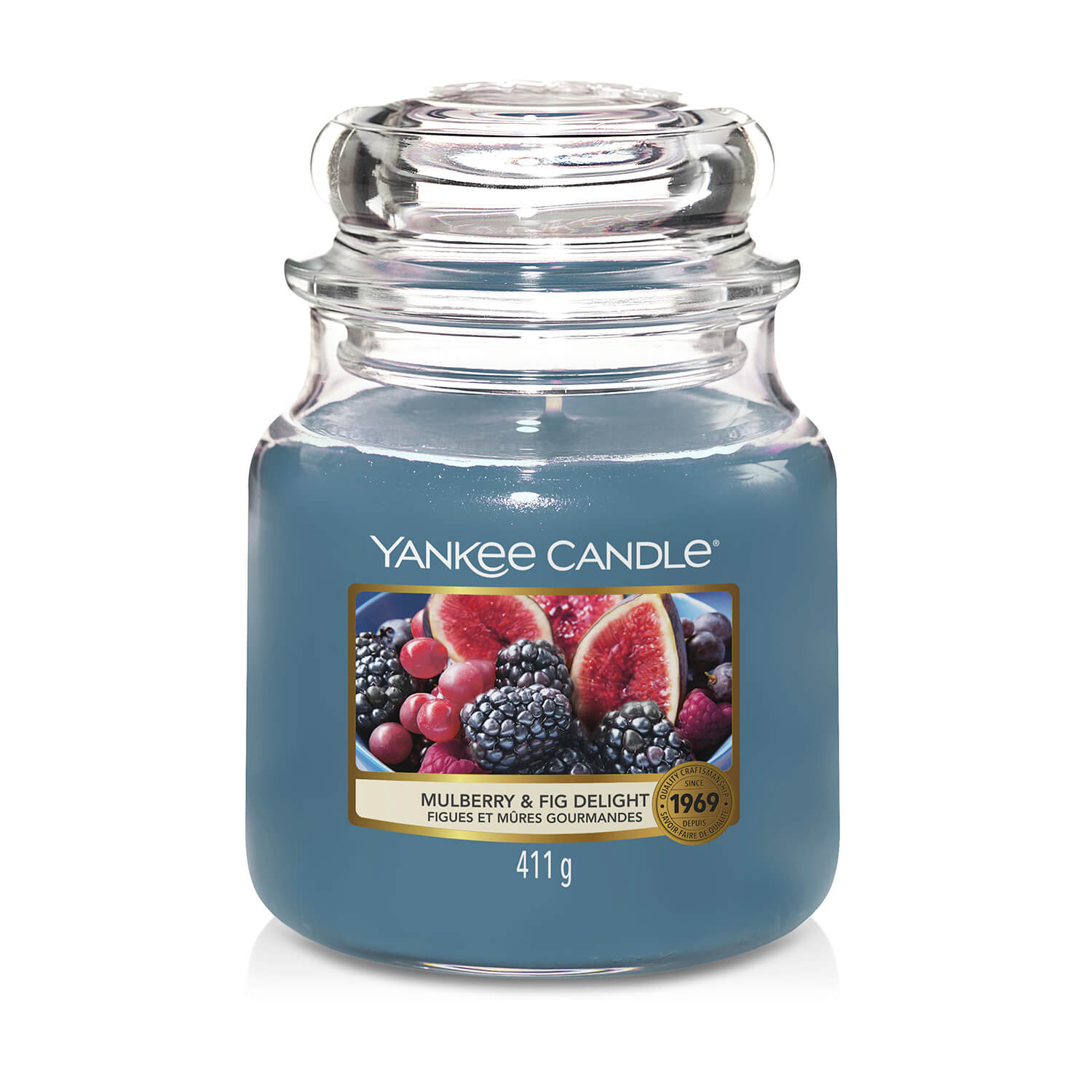 Yankee Candle Medium Jar - Mulberry &amp; Fig 1 Shaws Department Stores