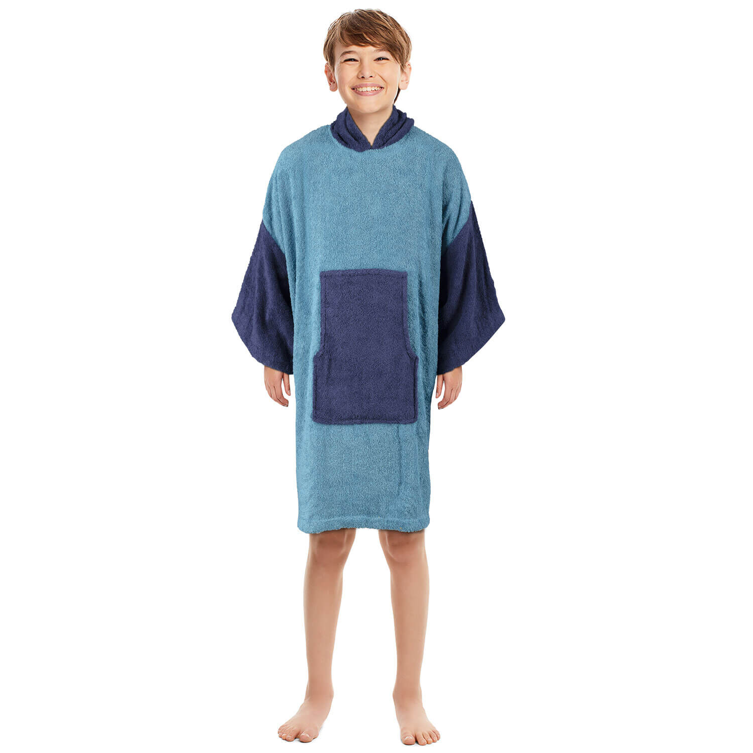 The Home Collection Kids Long Sleeve Poncho Towel - 100% Cotton 4 Shaws Department Stores