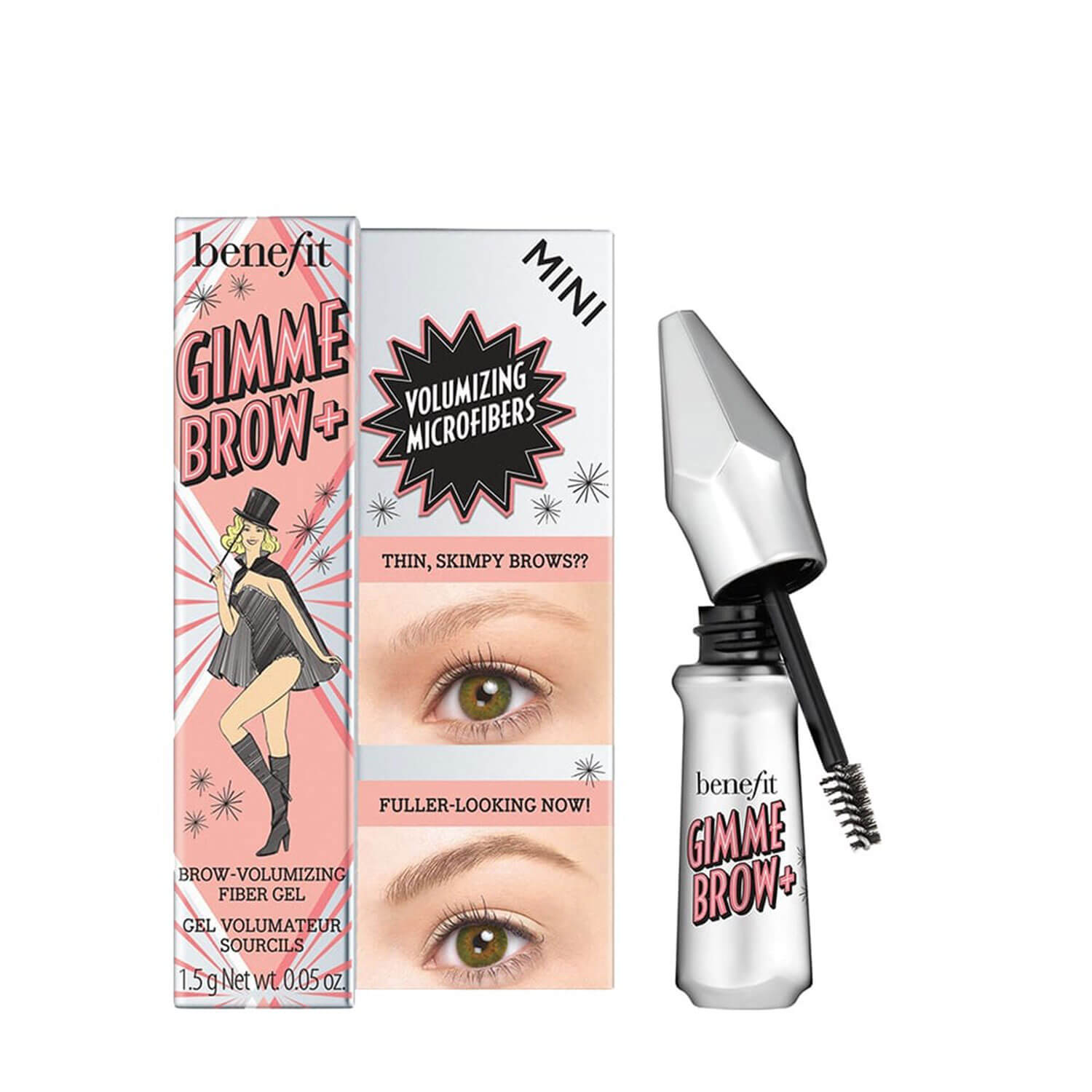 Benefit Gimme Brow Mini - Warm Deep Brown 1 Shaws Department Stores