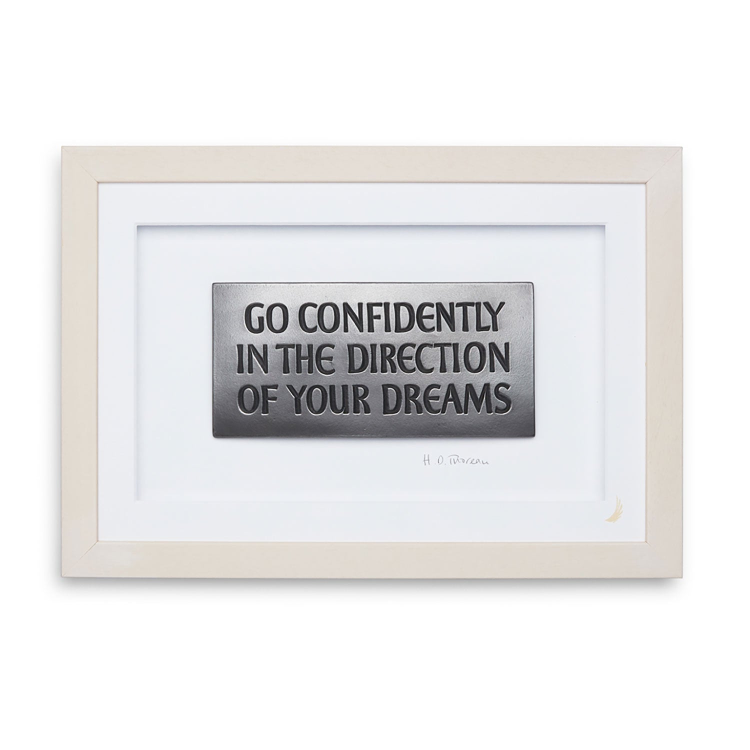 Wild Goose Studio Go Confidently in the Direction of your Dreams - White 1 Shaws Department Stores