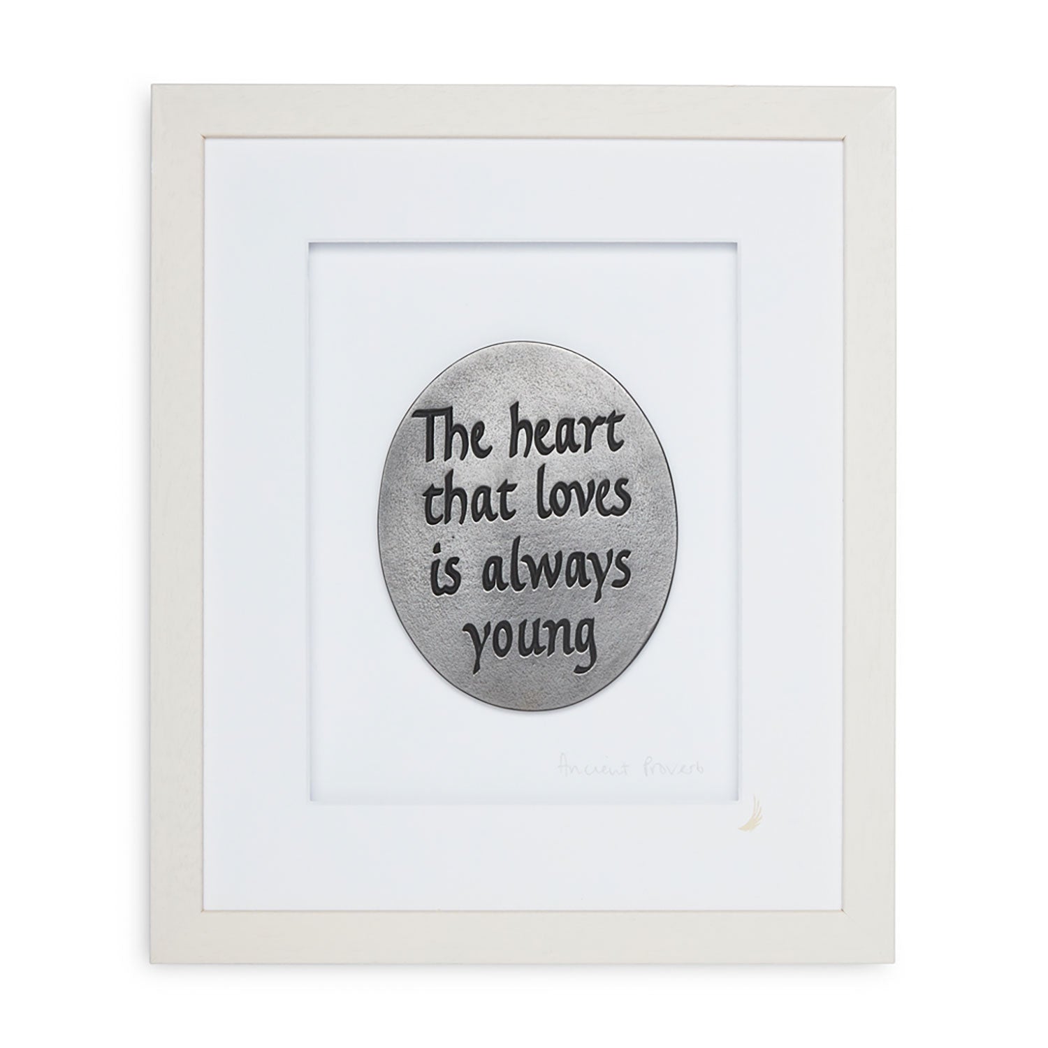 Wild Goose Studio The Heart That Loves is Always Young - White 1 Shaws Department Stores